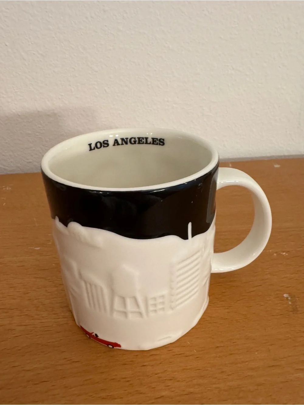 Starbucks | Los Angeles Skyline Red Car Coffee Cup